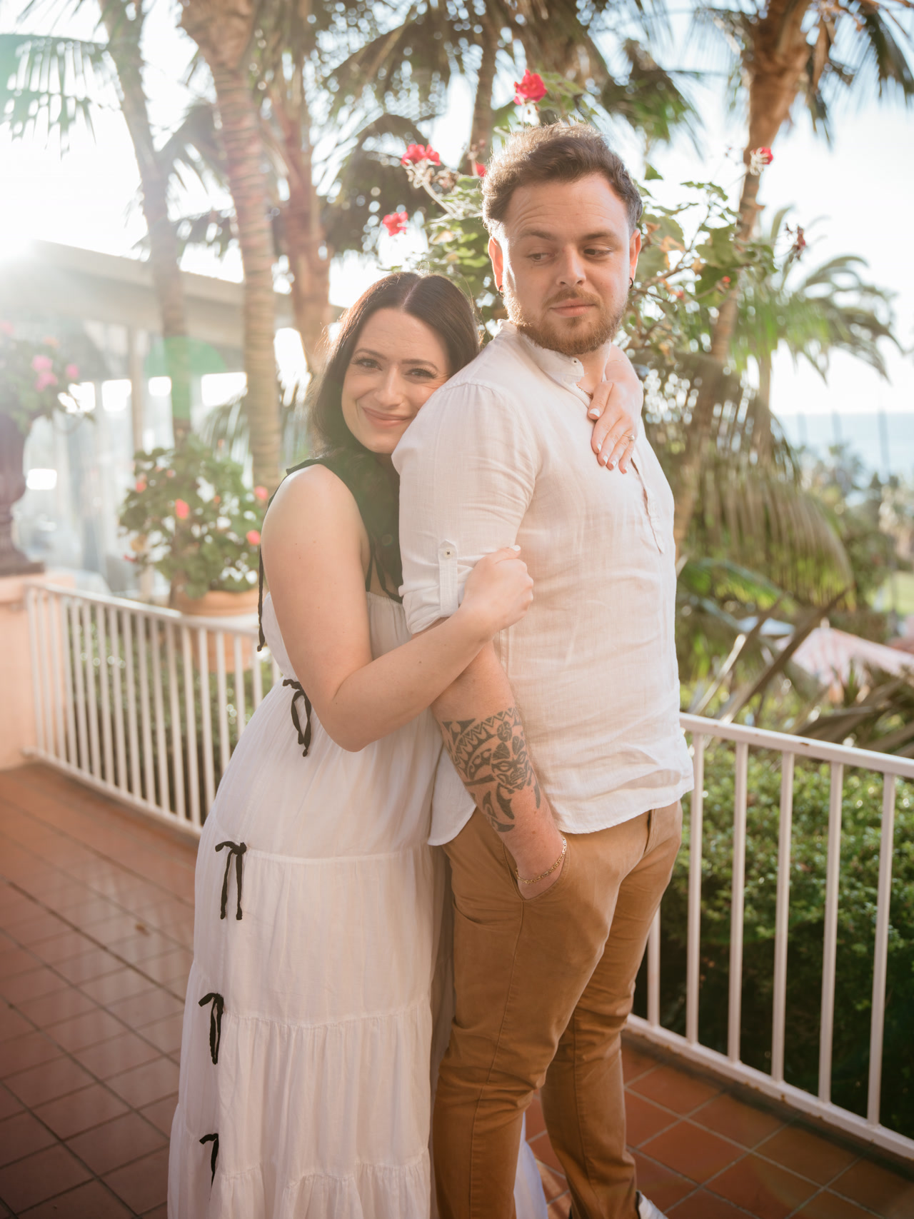 Embracing at La Valencia